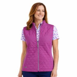 Ladies Padded Quilted Stretch Vest
