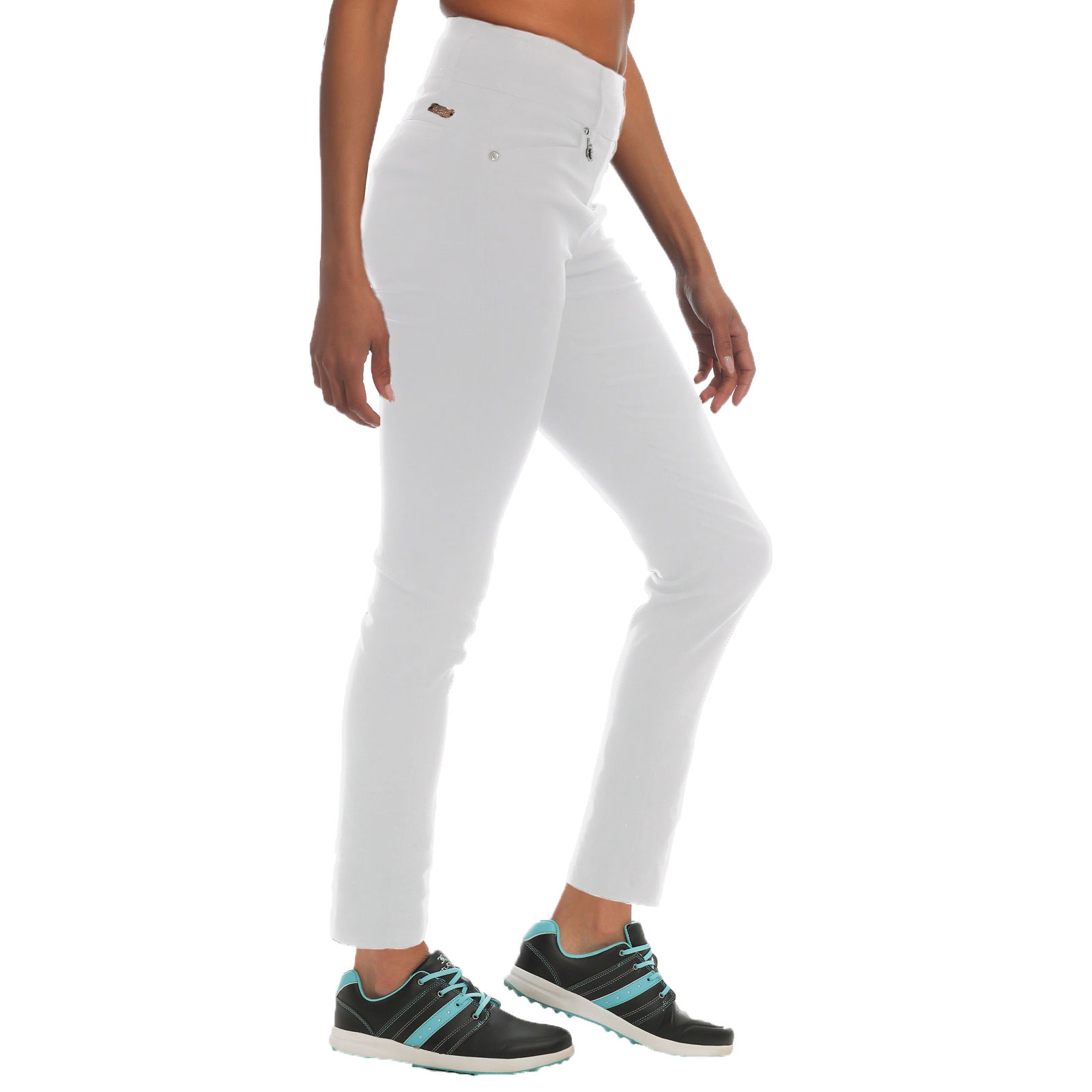 Ladies Straight Leg Stretch Trousers - Image 2
