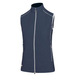 Ladies Contrast Piping Padded Gilet