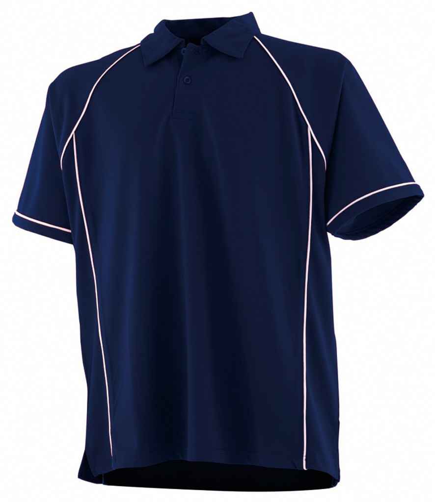 Emerald Isle Men's Piped Performance Polo - Image 14