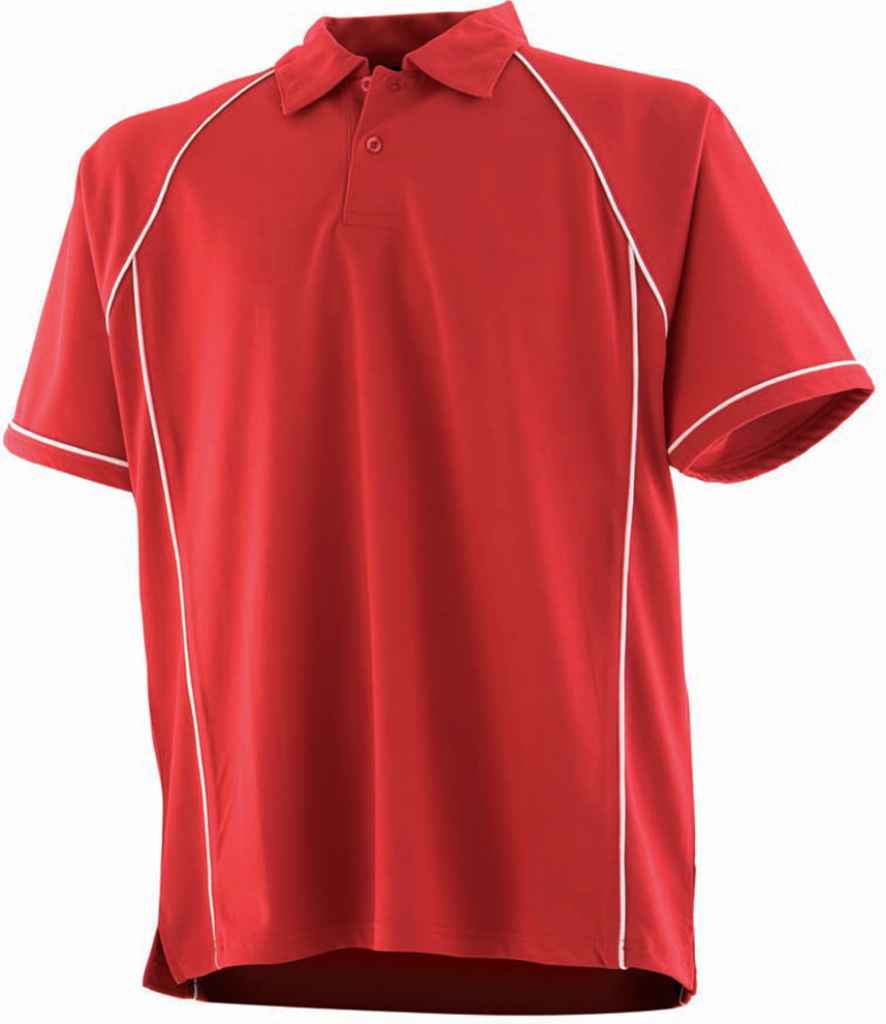 Emerald Isle Men's Piped Performance Polo - Image 18