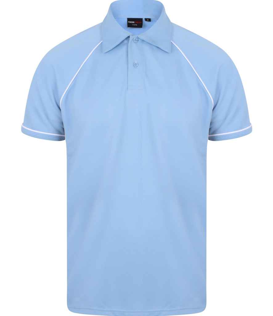 Emerald Isle Men's Piped Performance Polo - Image 9