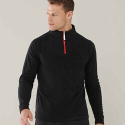 Emerald Isle Adults' 1/4 Zip Piped Microfleece