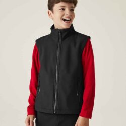 Custom junior softshell bodywarmer for golf