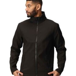 Custom men's softshell jacket for golf and teamwear