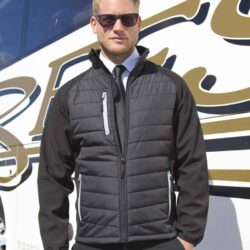 Emerald Isle Black Compass Padded Jacket